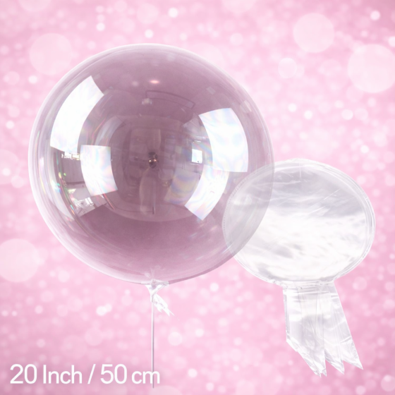 Balon PVC prozirni 30cm